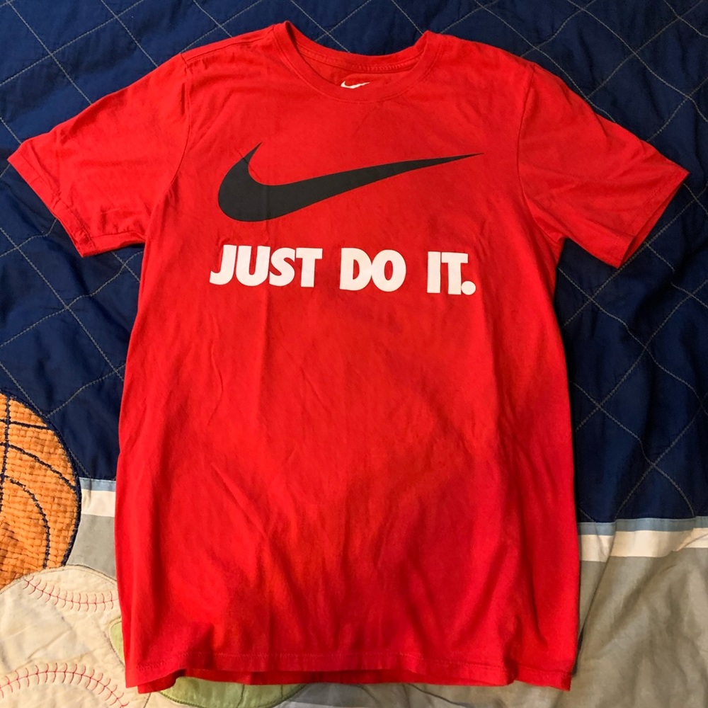 Red Nike “Just Do It” T-Shirt